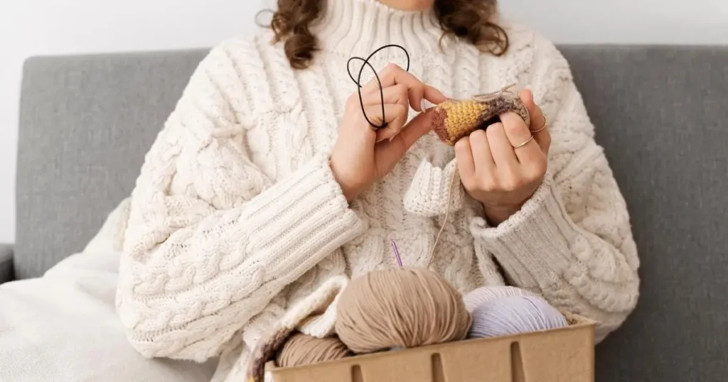 Crochet Knit Sweater