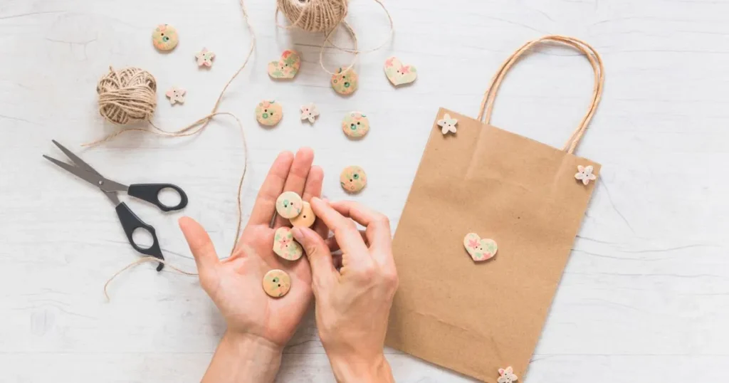 Recycled Button Crafts